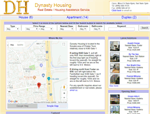 Tablet Screenshot of dynastyhousing.jp